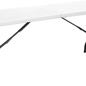 Stôl Catering skladací - biela 244 cm