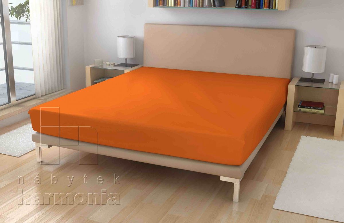Jersey plachta - oranžové - 60 x 120 cm