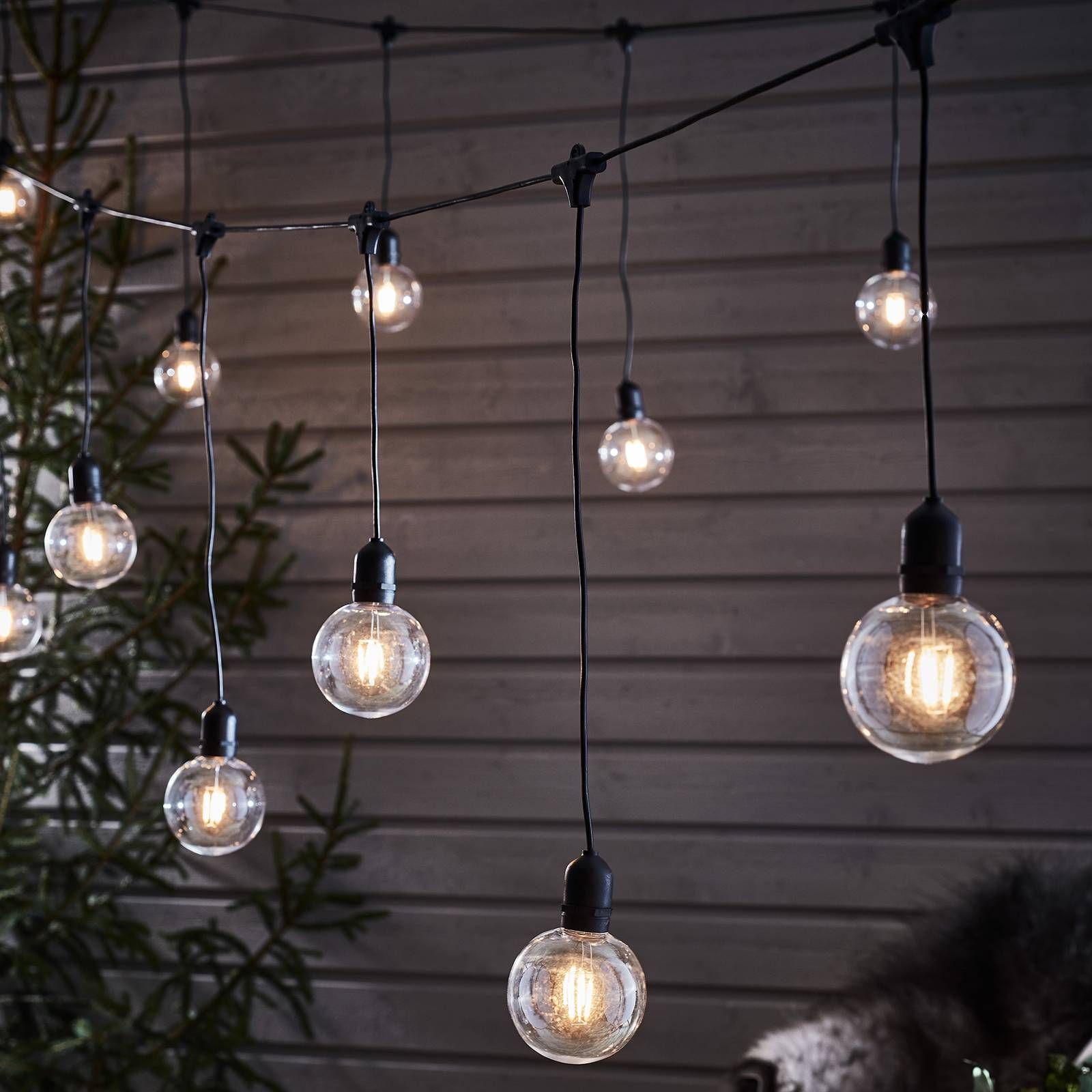 Markslöjd Garden 24 svetelná LED reťaz Deco Extra rozšírenie, guma, plast, 2.9W, P: 400 cm