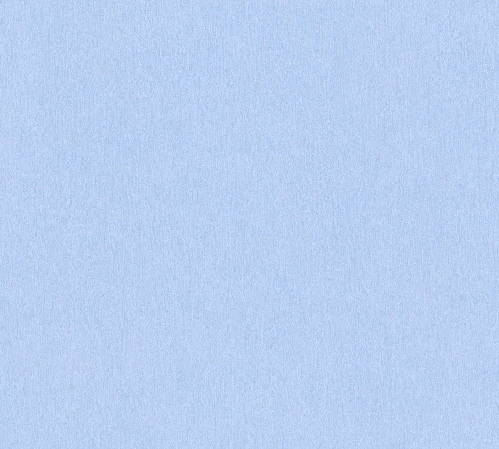 3832-59 A.S. Création detská vliesová tapeta na stenu Little Love 2026 jednofarebná modrá, veľkosť 10,05 m x 53 cm