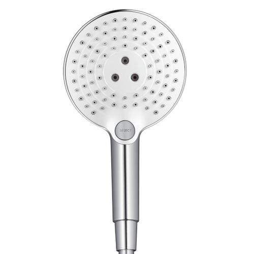 HansGrohe Raindance Select S - Ručná sprcha 120, 3 prúdy, biela/chróm 26530400