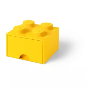 Žltý úložný box so zásuvkou LEGO®