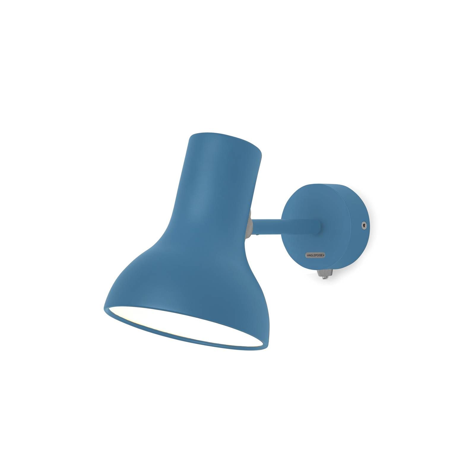 Anglepoise Type 75 Mini nástenné svietidlo, modrá, Obývacia izba / jedáleň, hliník, E27, 10W, L: 13 cm, K: 15cm