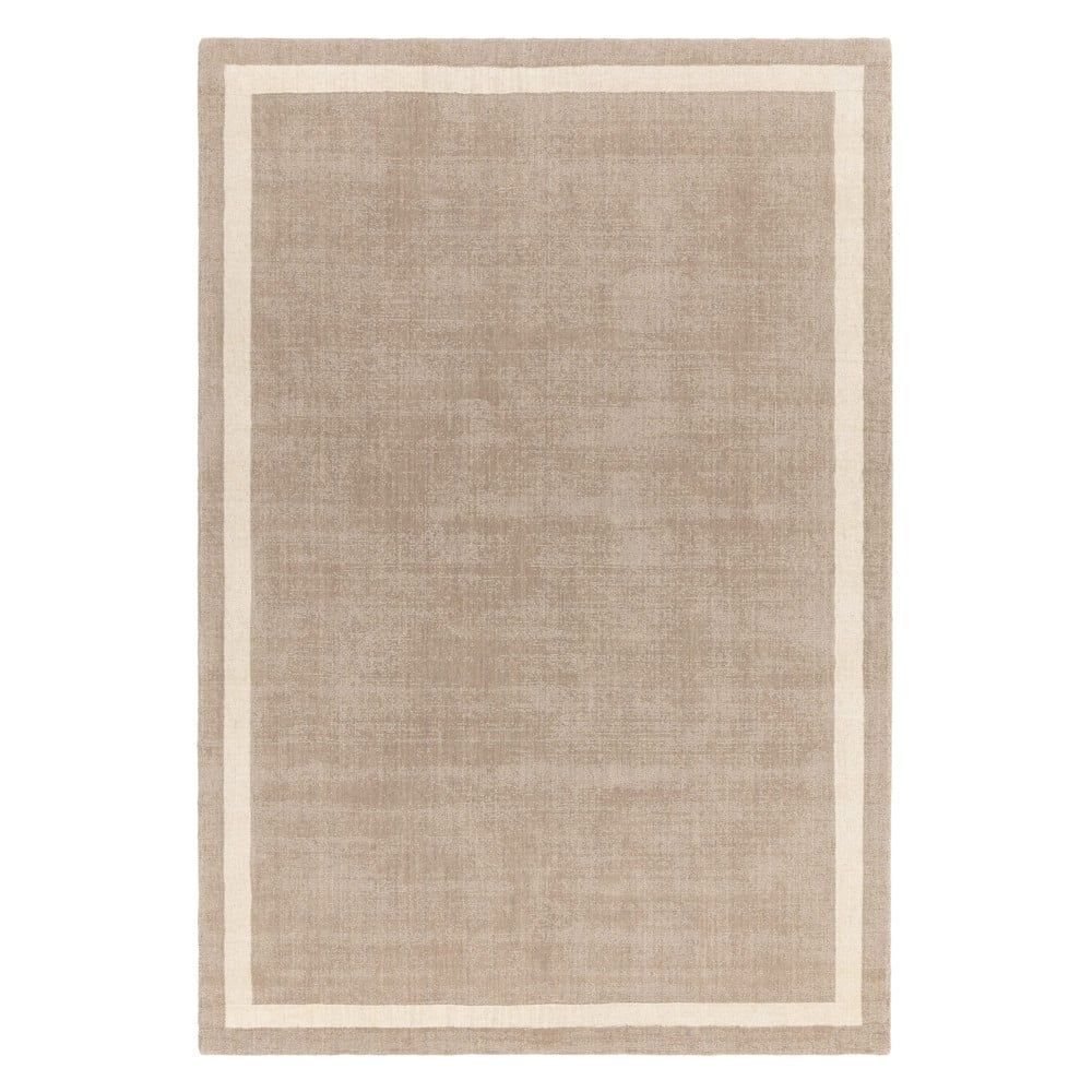 Béžový ručne tkaný vlnený koberec 68x240 cm Albi – Asiatic Carpets
