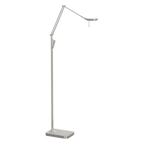 HighLight Bolzano – hranatá stojaca LED lampa so stmievačom, Obývacia izba / jedáleň, kov, 6W, K: 140cm