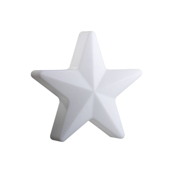 STERNTALER Sterntaler LED hviezda IP44 biela RGBW Ø 20 cm, plast, 1W