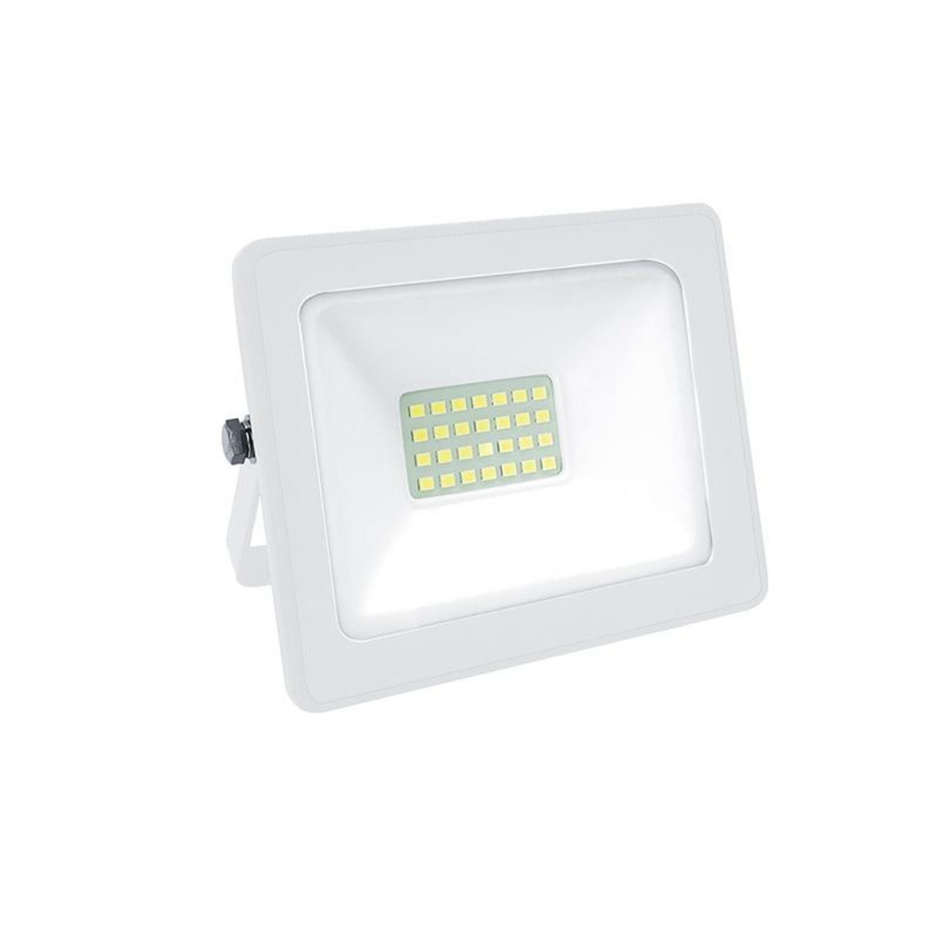 ACA Lighting bílá LED SMD reflektor IP66 20W 4000K 1700Lm 230V Ra80 Q2040W