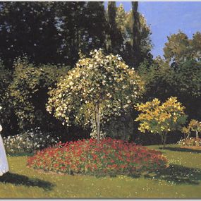 Obraz Claude Monet - Jeanne-Marguerite Lecadre in the Garden zs17743