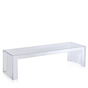 Kartell - Konferenčný stolík Invisible Side Low - 120x40 cm