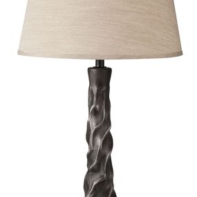 Stolová lampa Hattie 4375 (antická strieborná + béžová)