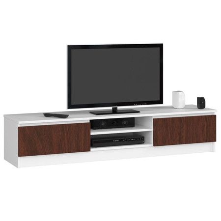 TV stolík RTV 160 biela/wenge