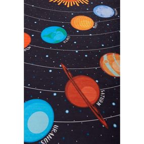 Tmavomodrý detský koberec Gala×y, 140 x 190 cm