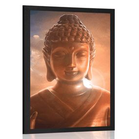 Plagát Budha medzi oblakmi - 40x60 black