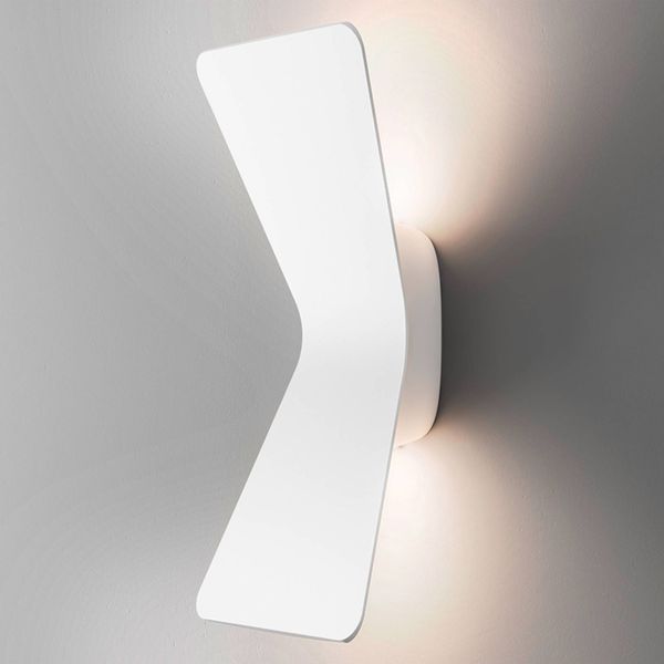 Fontana Arte Flex – moderné nástenné LED svietidlo, Obývacia izba / jedáleň, hliník, 13W, L: 17 cm, K: 36cm