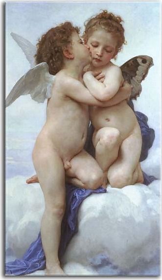 Cupid and Psyche as Children zs17343 - Obraz