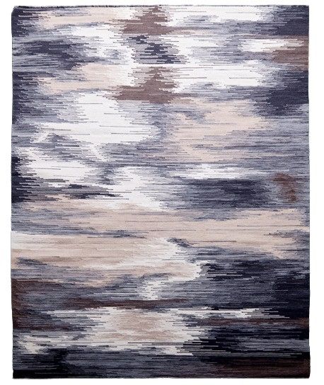 Diamond Carpets koberce Ručne viazaný kusový koberec Apollo DESP P92 Charcoal - 160x230 cm