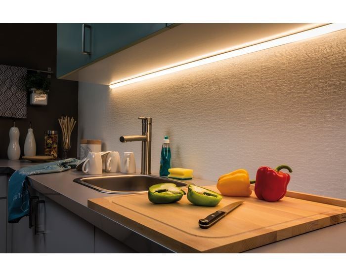 LED pás PAULMANN MaxLED 500 pás 1,5m stříbrnošedá 70577