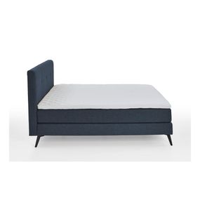 Tmavomodrá boxspring posteľ 180x200 cm ANCONA – Meise Möbel