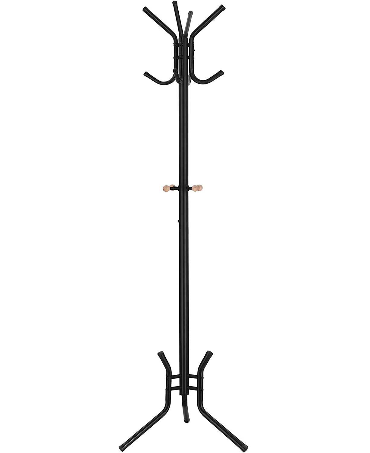 SongmicsHome Stojanový vešiak 176cm, čierny