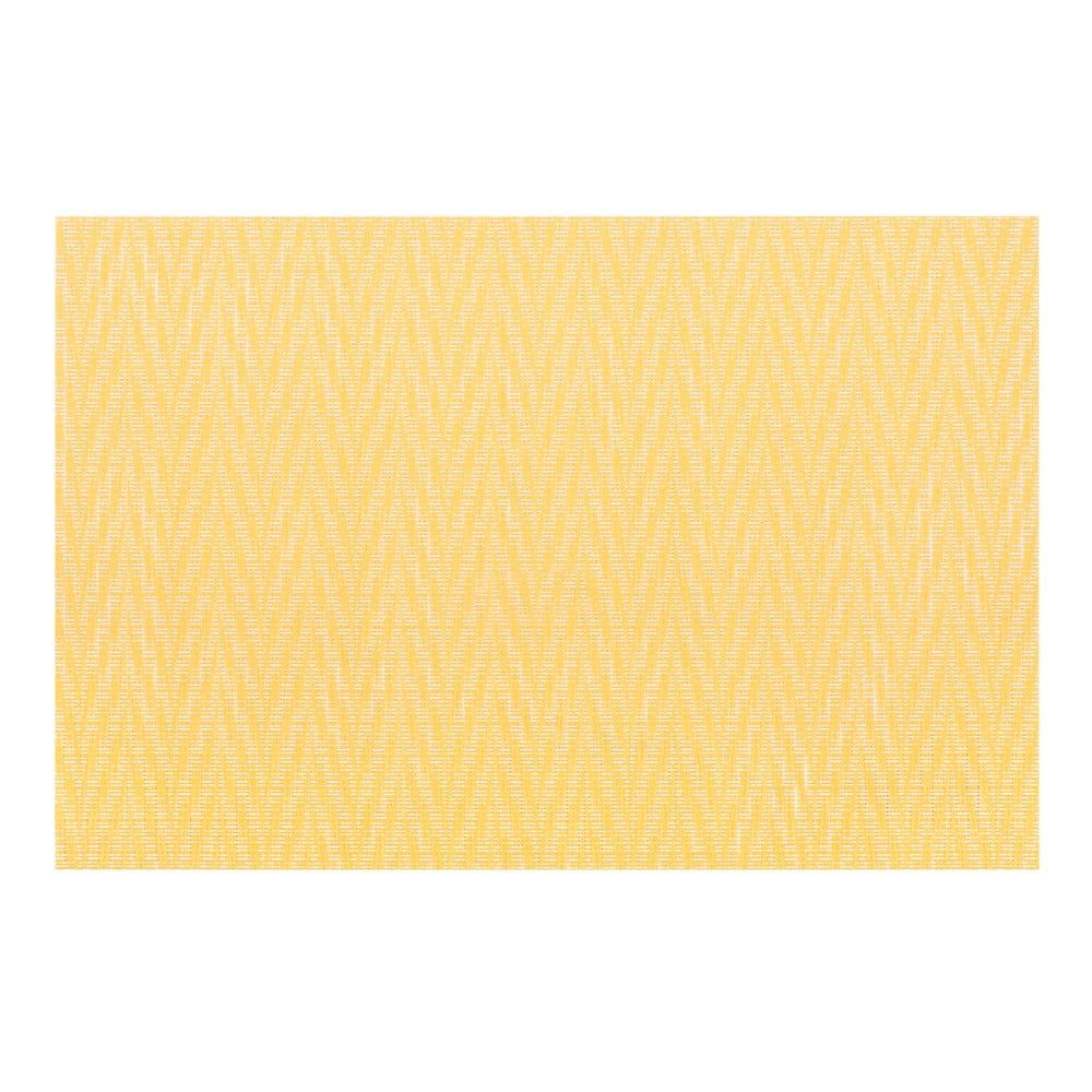 Žlté prestieranie Tiseco Home Studio Chevron, 45 × 30 cm