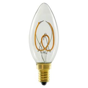 Segula SEGULA LED sviečka E14 3, 2 W stmievateľná číra, sklo, E14, 3.2W, Energialuokka: G, P: 10 cm