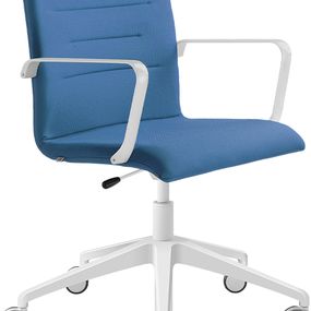LD SEATING Kancelárská stolička OSLO 227-RA,F80-N0, kríž a područky bílé