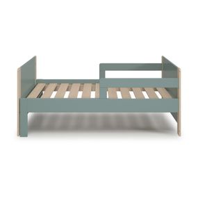 Zelená/prírodná rastúca detská posteľ 90x140 cm Willi – Marckeric