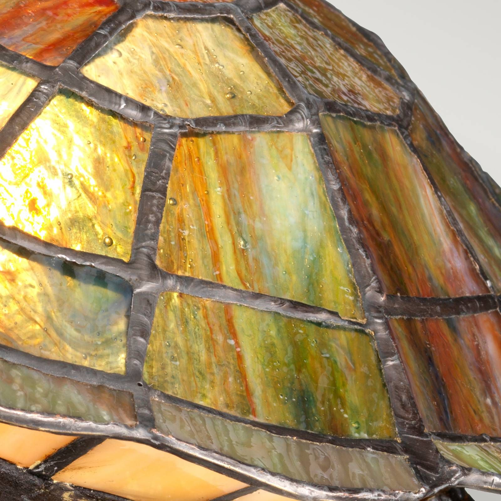 Elstead Dekoračné LED svetlo Sawback v štýle Tiffany, Obývacia izba / jedáleň, sklo, G9, 3W, P: 28.1 cm, K: 10cm
