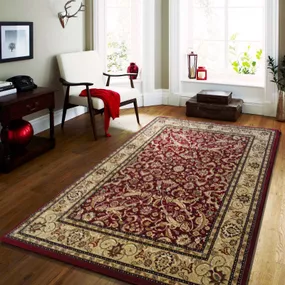 DomTextilu Kvalitný koberec v červenej farbe vo vintage štýle 17606-157603