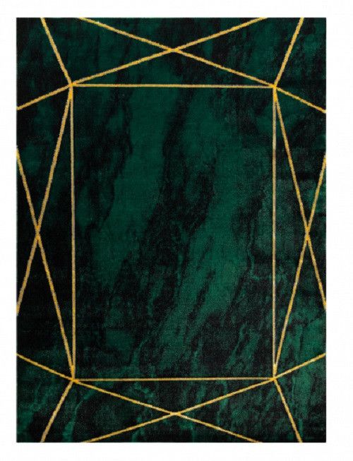 Dywany Łuszczów Kusový koberec Emerald 1022 green and gold - 120x170 cm