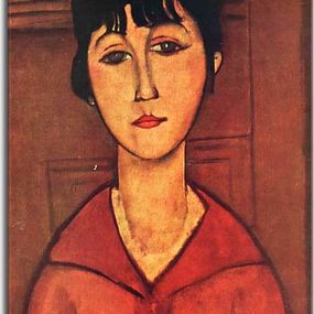 Amedeo Modigliani Reprodukcie - Head of a Young Girl zs10321