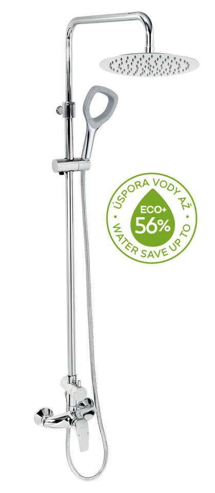 Novaservis - Sprchová súprava ECO+ sprchová batéria 57062 chrom SETECO/57,0