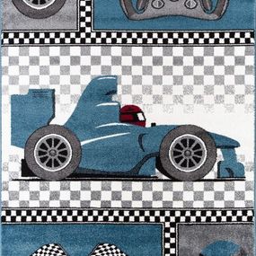 Detský kusový koberec formule 460 blue - detský kusový koberec formula