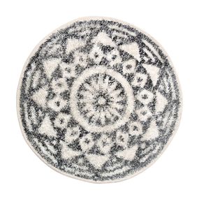HK living Kúpelňová predložka Round Black 60cm