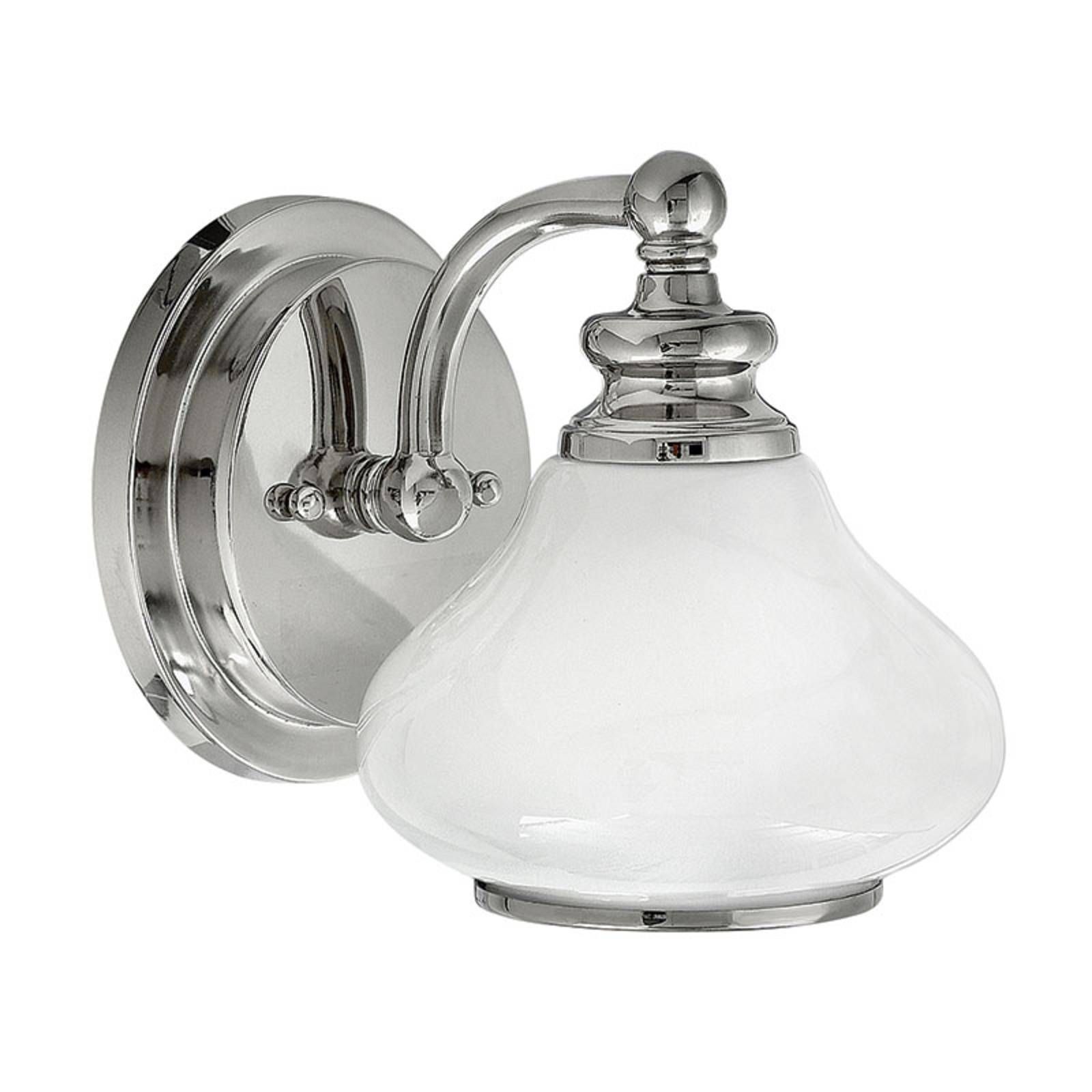 HINKLEY Nástenné LED svietidlo Ainsley, Kúpeľňa, kov, opálové sklo, G9, 3.5W, L: 16 cm, K: 19.1cm