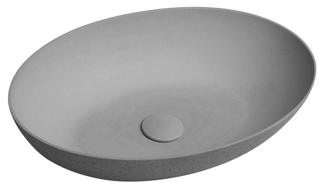 Formigo FG029 betónové umývadlo 60x14,5x40,5 cm, sivá