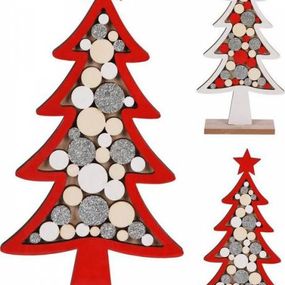 Kinekus Dekorácia stromček vianočný 29 cm mix