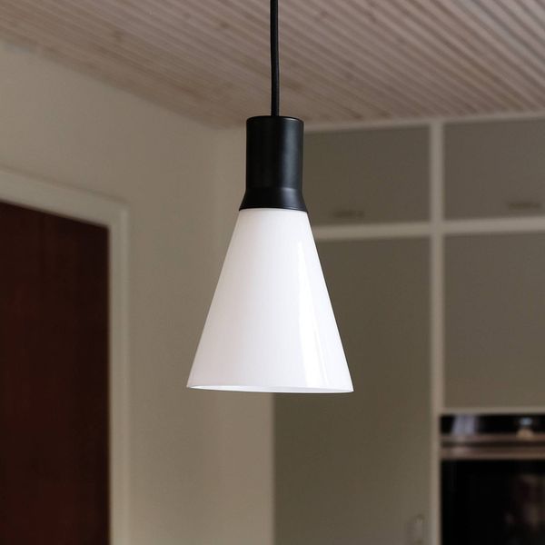Dyberg Larsen Gent závesná lampa, Obývacia izba / jedáleň, kov, sklo, E14, 40W, K: 26cm