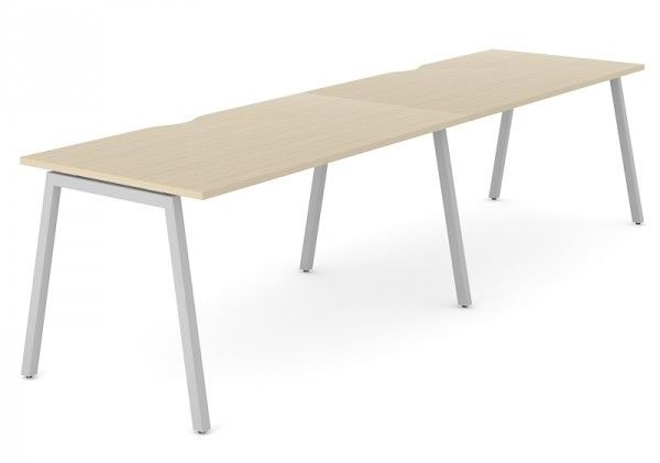 NARBUTAS - Dvojmiestny pracovný stôl NOVA A 360x80 cm