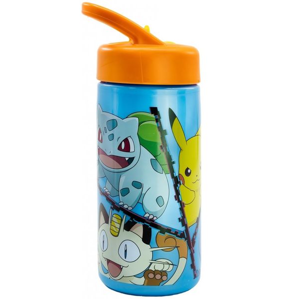 Stor · Športová fľaša na pitie Pokémon so slamkou