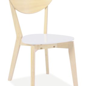 Jedálenská stolička CD-19 (dub biely)