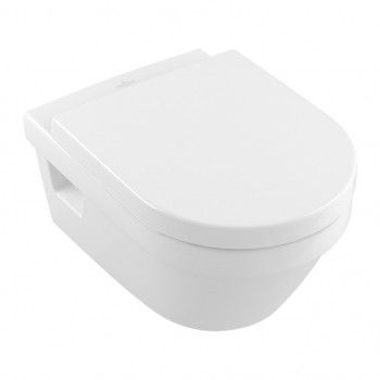 Villeroy & Boch OMNIA ARCHITECTURA SET: WC závesné DirectFlush+ sedátko s poklopom SoftClosing, biela alpin, 5684HR01