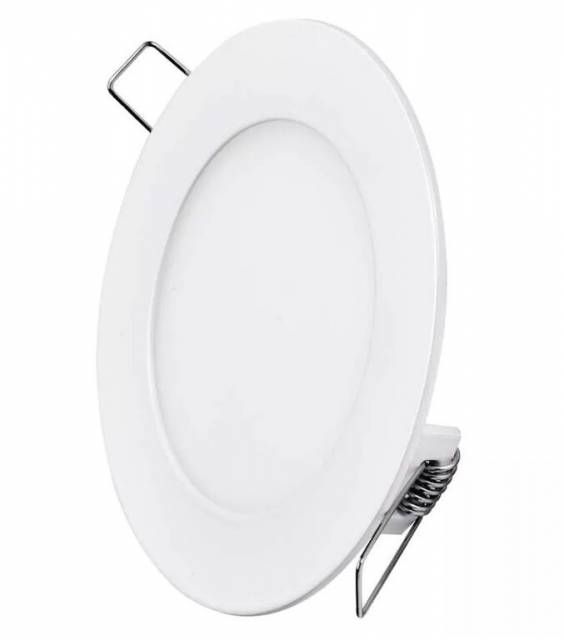 EMOS LED panel kruhový vstavaný, 6W, biely, priemer 12cm teplá biela ZD1121