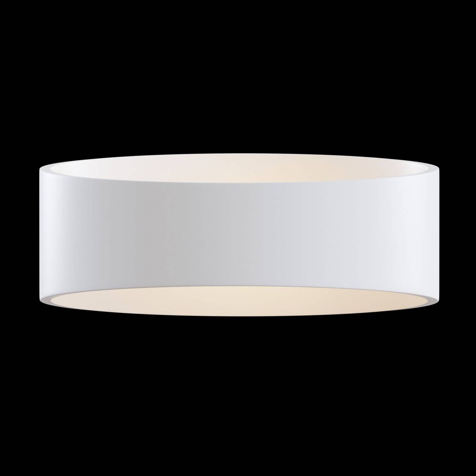 Maytoni Nástenné LED svietidlo Trame, oválny tvar v bielej, Obývacia izba / jedáleň, kov, 5W, Energialuokka: G, L: 17.5 cm, K: 8cm