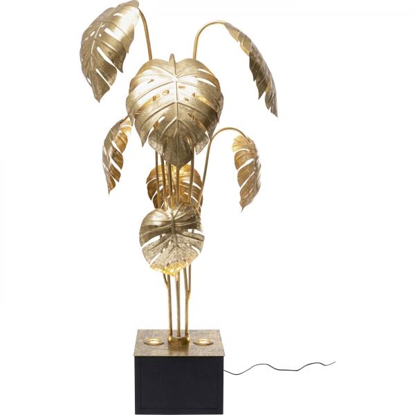 KARE Design Stojací lampa Leaf Monstera 149cm