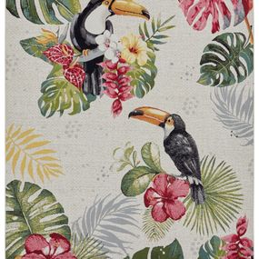 Hanse Home Collection koberce Kusový koberec Flair 105608 Tropical Dream Creme Multicolored - 120x180 cm