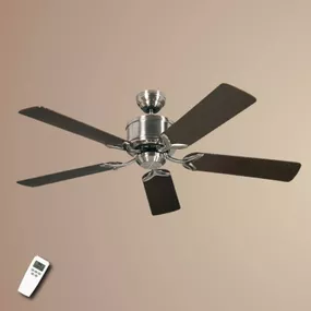 CasaFan Stropný ventilátor Eco Elements s wenge a javorom, Obývacia izba / jedáleň, kov, drevo, K: 33.5cm