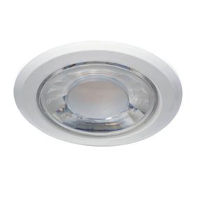 Bioledex Zapustené LED svietidlo Dekto 10, 5cm 60° 15W 4000K, Kúpeľňa, plast, 15W, Energialuokka: F