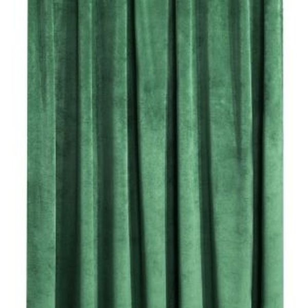 Zelený zatemňovací záves s riasiacou páskou 140 x 300 cm
