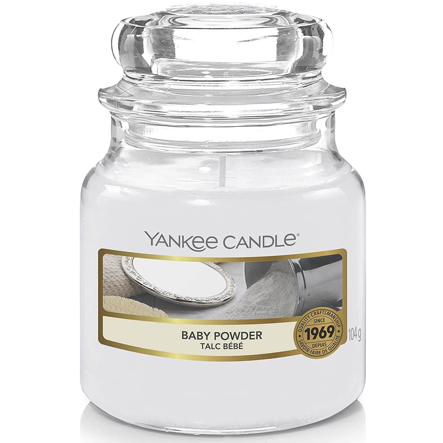 Yankee Candle Sviečka Yankee Candle 104gr - Baby Powder